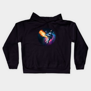 Destroy astronaut Kids Hoodie